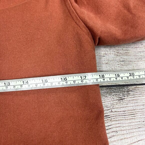 Zanerobe Rustic Orange Button Chore Jacket Button Coat Size S Mens - Picture 11 of 13